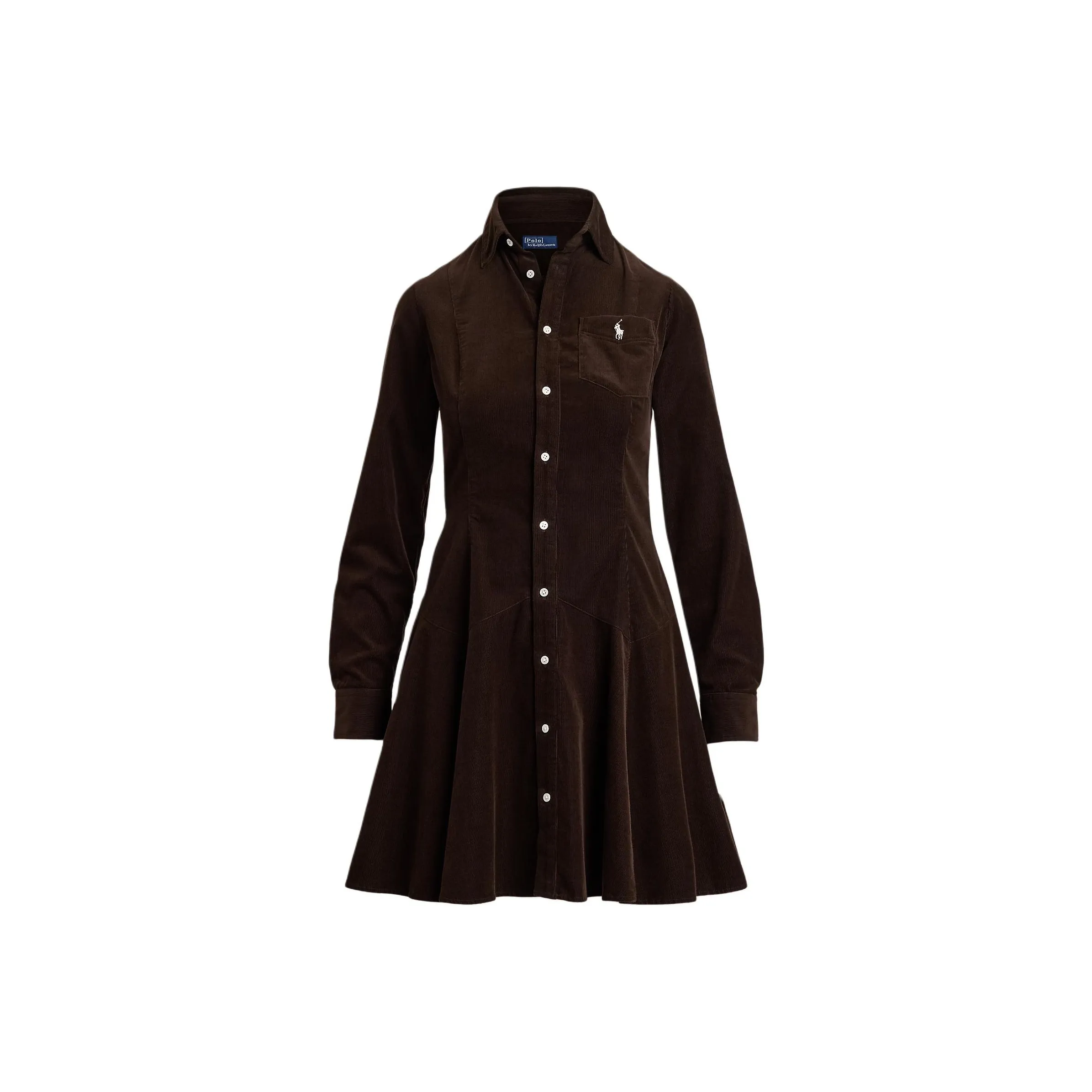 Polo Ralph Lauren Длинное платье с длинными рукавами женское