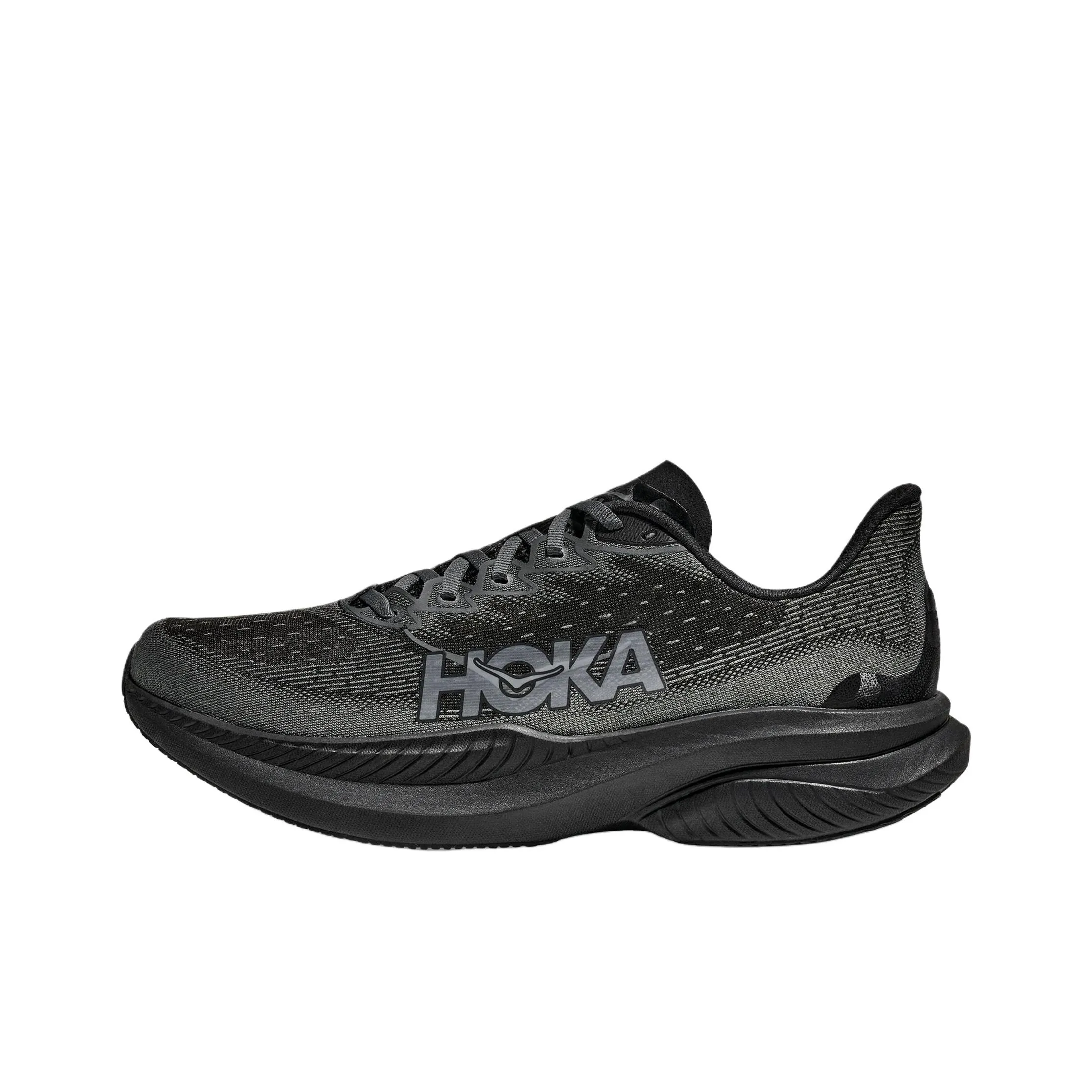 HOKA ONE ONE MACH 6 Износостойкий Дышащий Легкая Беговая Обувь Мужская Черный