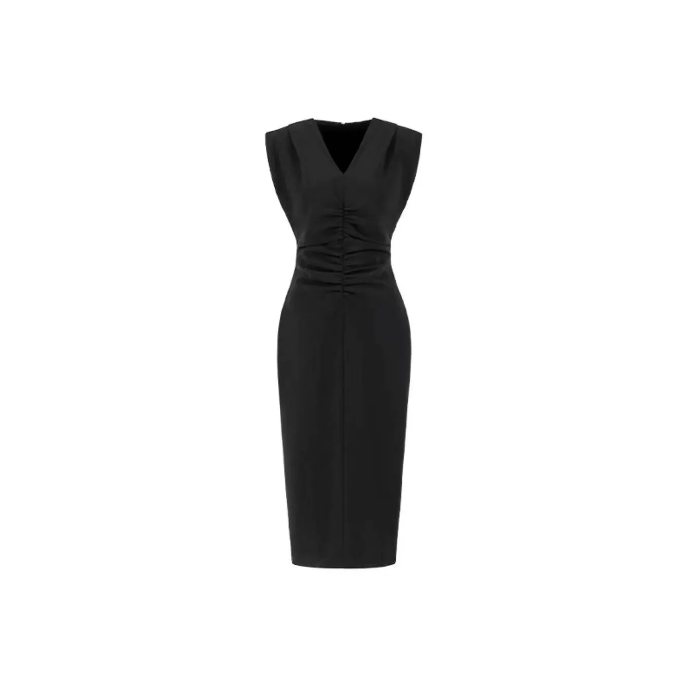 MAGGIE MA Черное Женское Платье без Рукавов