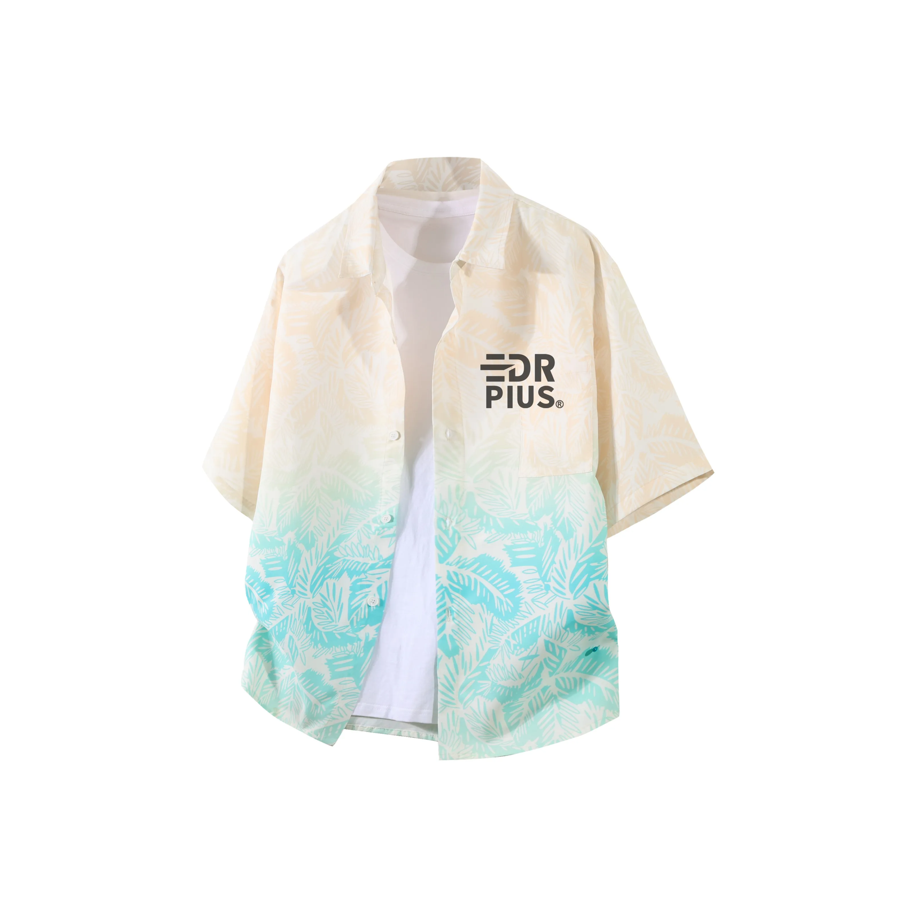 EDRPIUS Короткий рукав рубашка унисекс