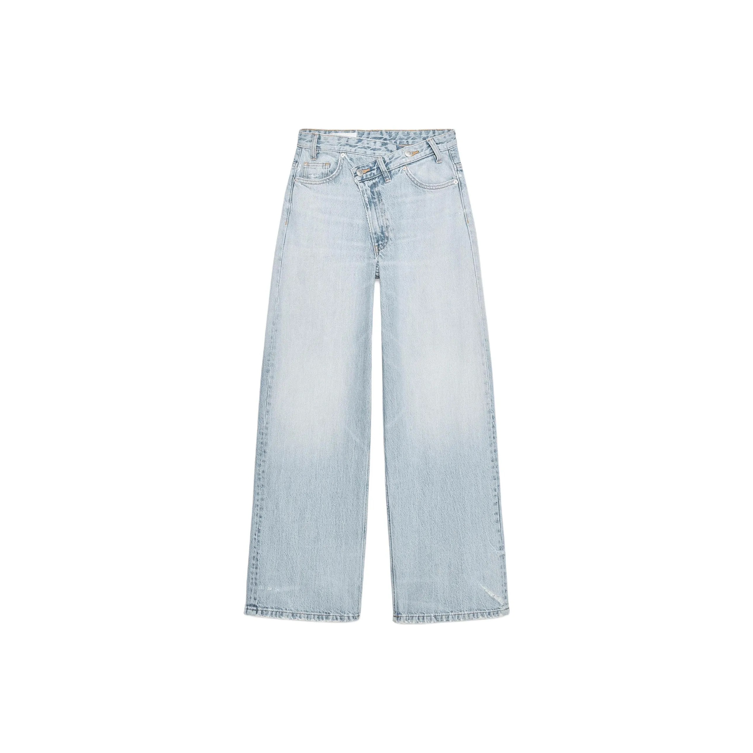 ZARA Trf Светло-Синие Женские Джинсы