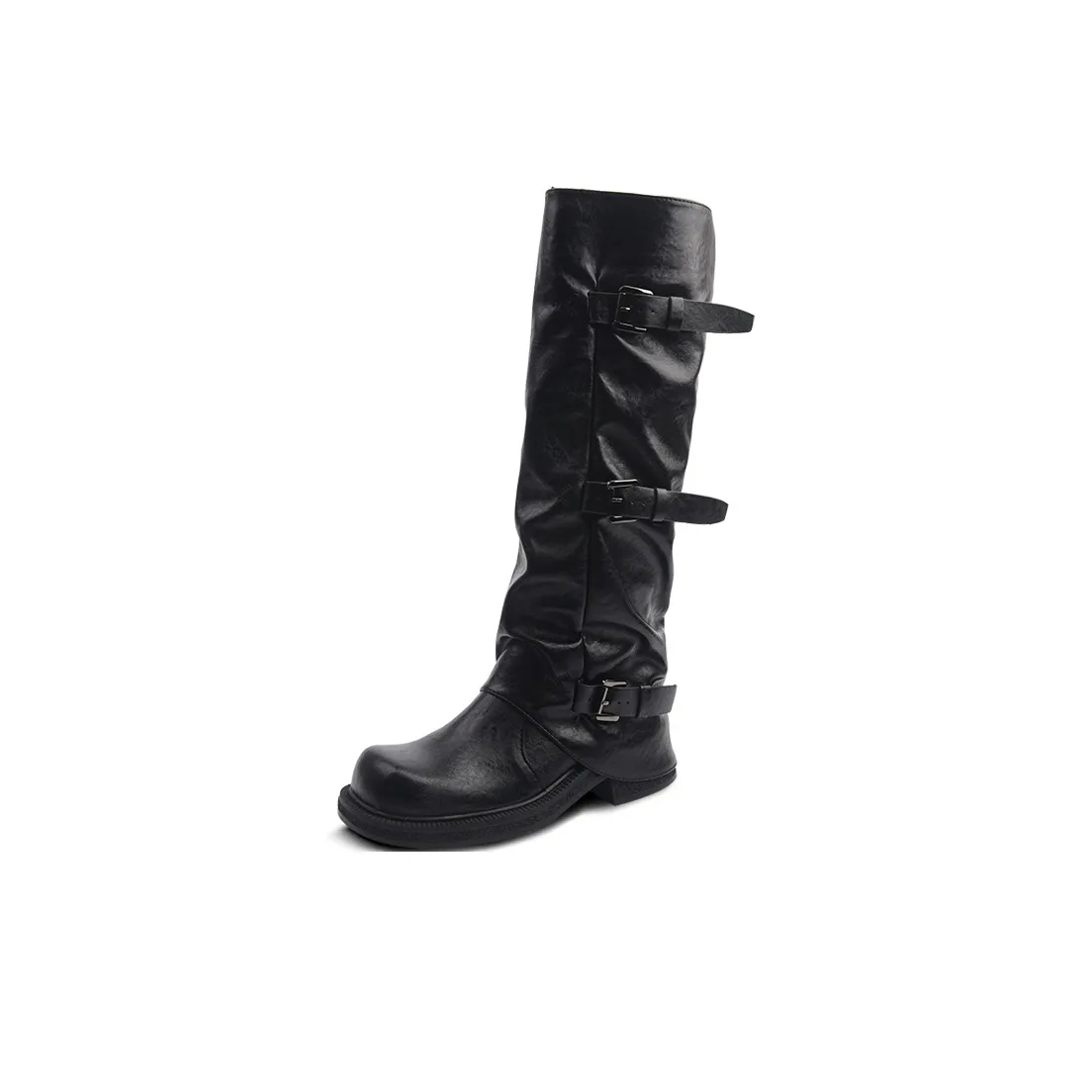 betu Женские высокие сапоги до колена черные