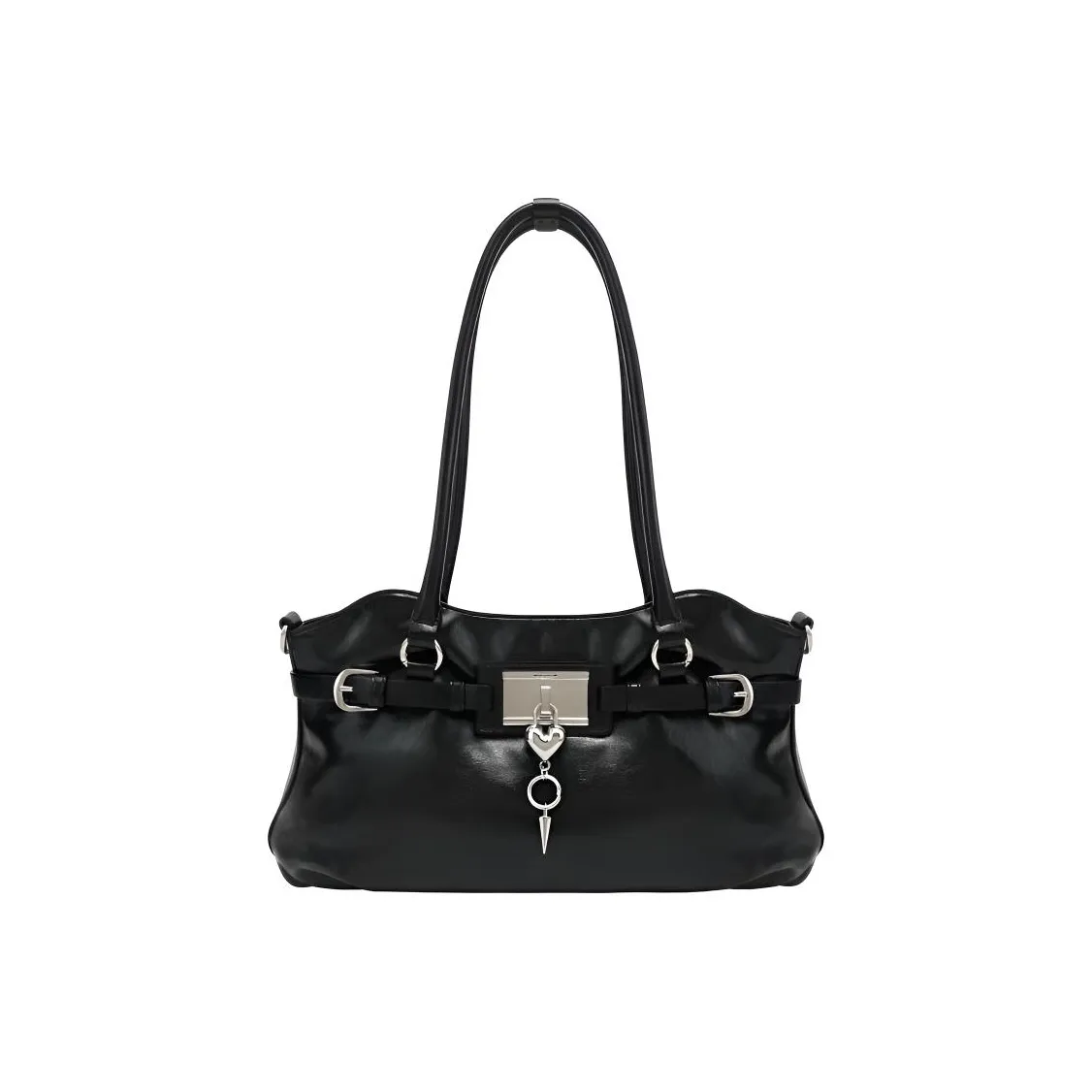 VFVF Сумка OFFICIAL ПУ (полиуретан) Тоут Сумка Сумка для покупок Сумка на плечо Женская Черная Белая