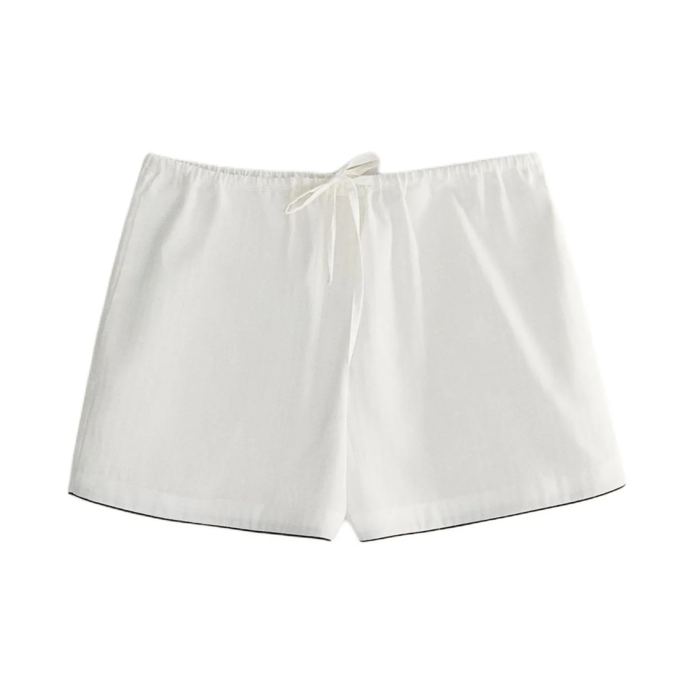 ZARA Морозный Белый Женские Пижамные Штаны