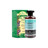 2종 세트: #1 내추럴 블랙 식물 헤어 염색제 180ml + 안티-오일 볼륨 샴푸 250ml