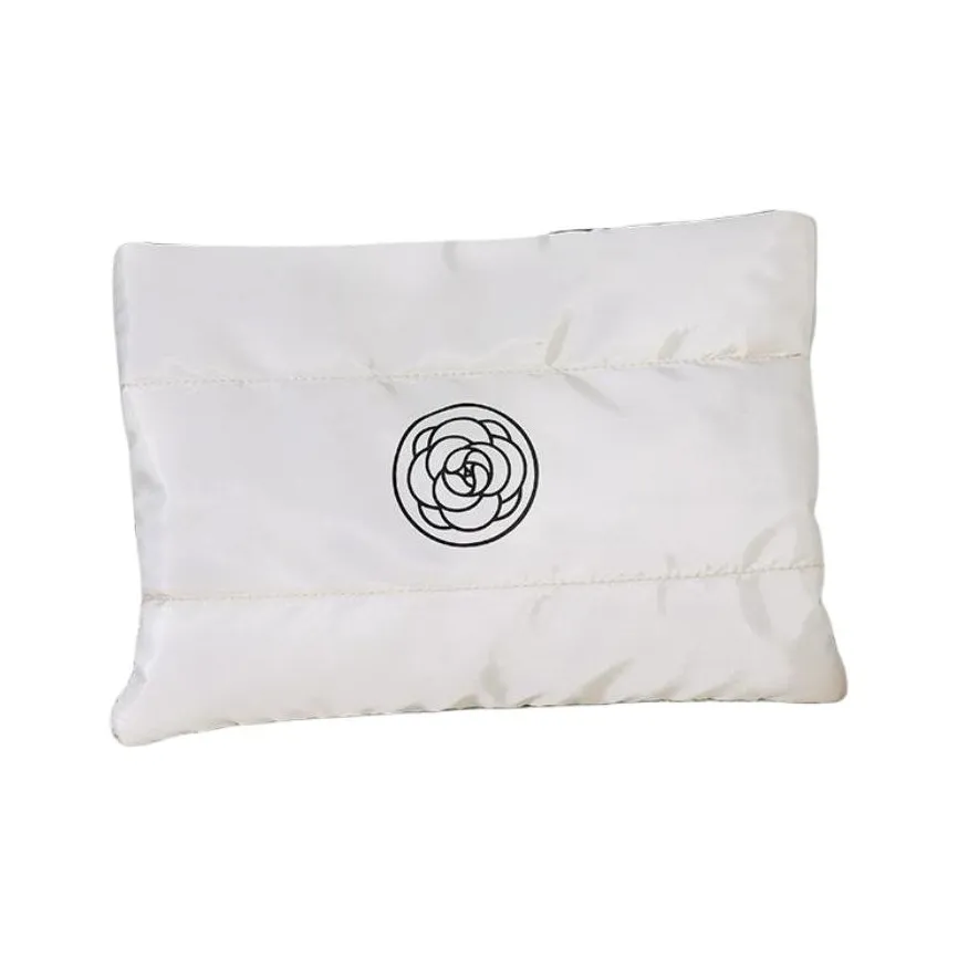 OMGD Inspired Camellia CHANEL Ручная сумка для макияжа большой емкости пылеустойчивая портативная для хранения