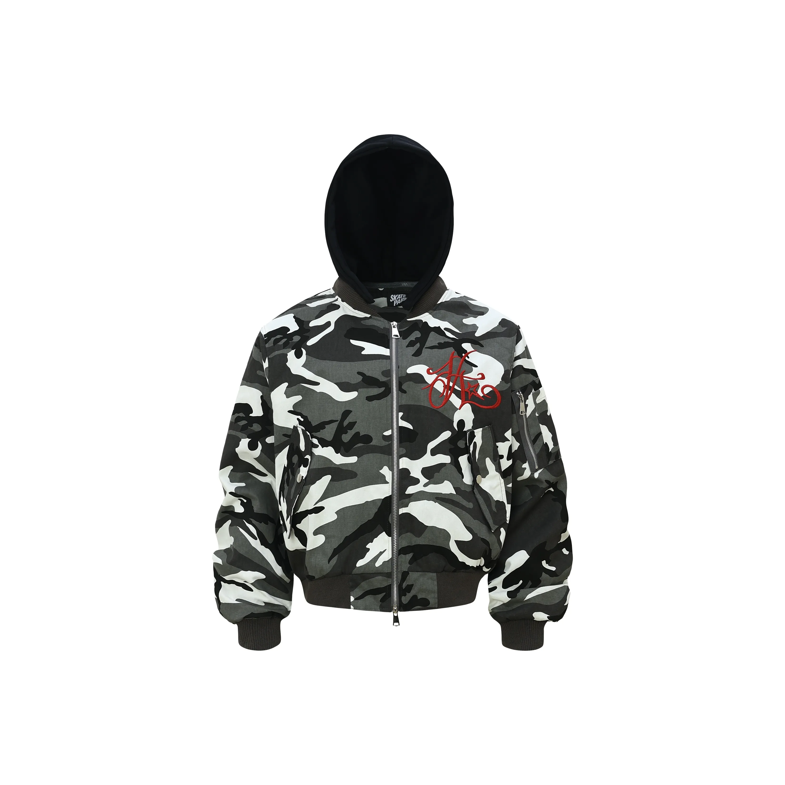 HIPHOPPUNKS Белый камуфляж Мужские куртки