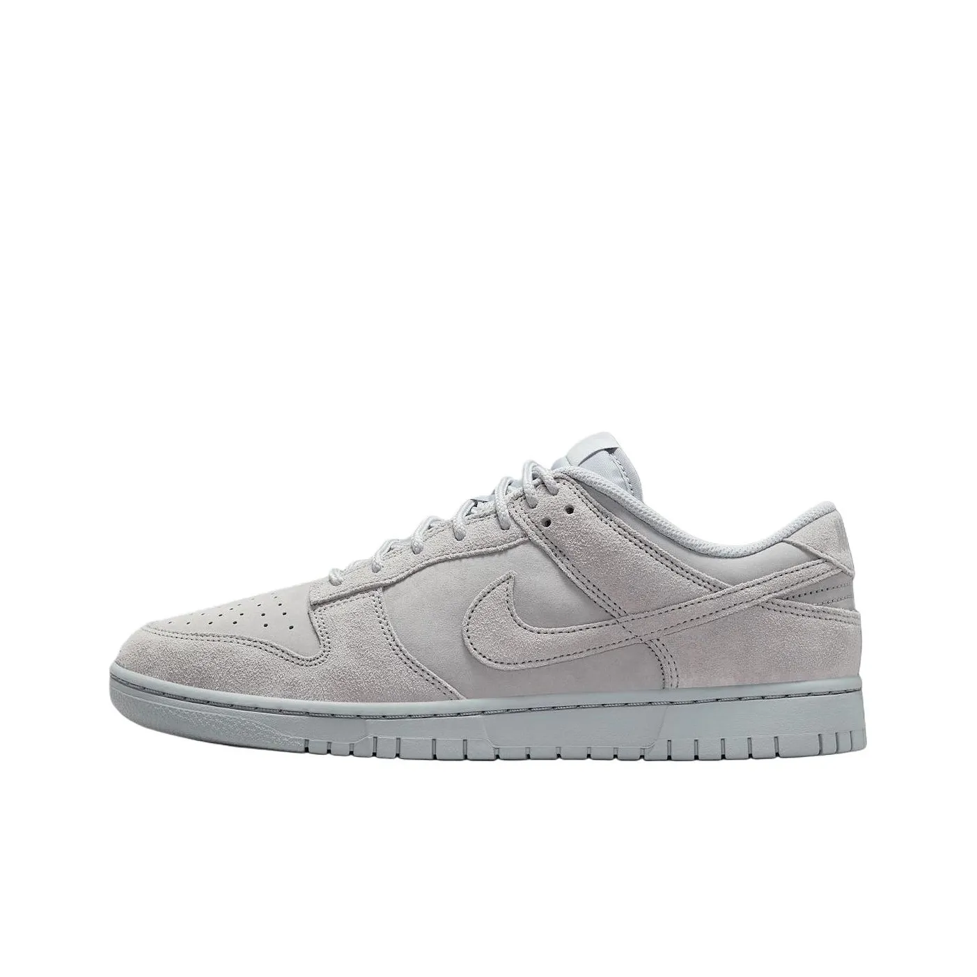 Nike Dunk Abrasion Resistant Низкие Кроссовки для скейтбординга Унисекс Серые