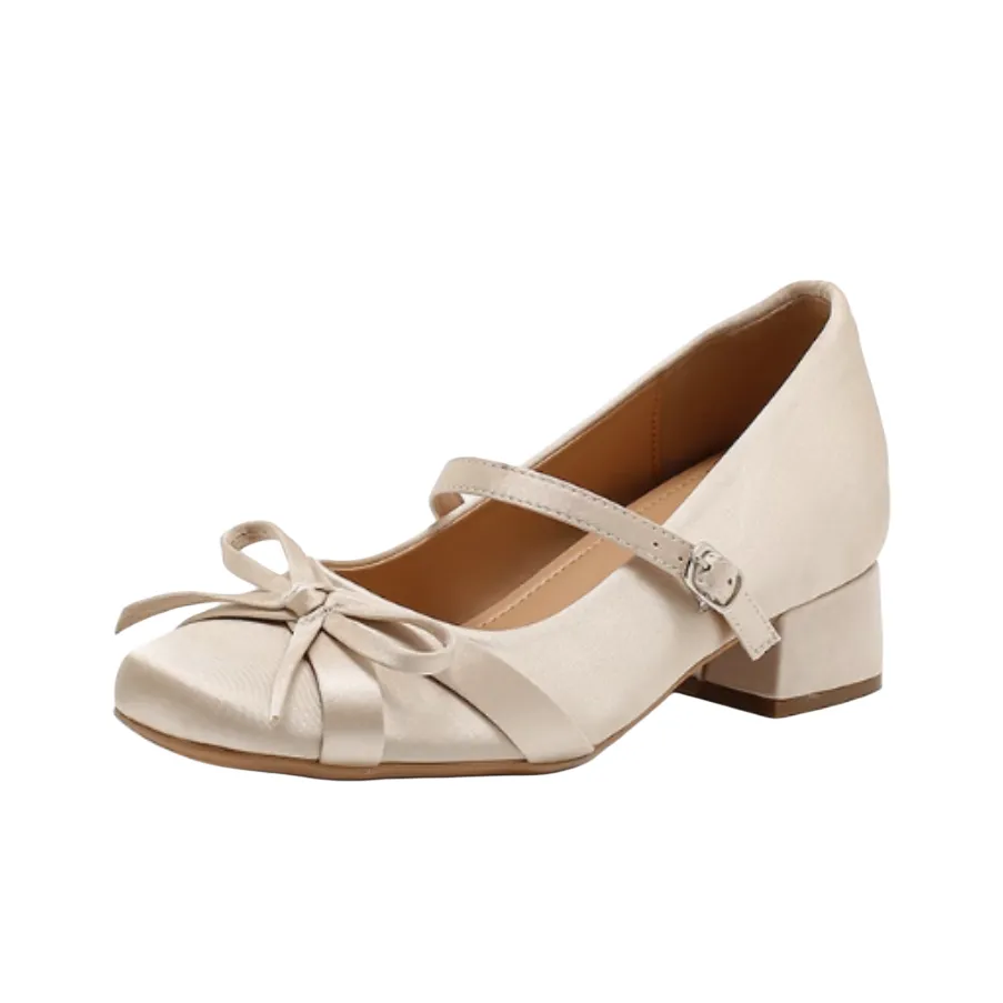 Aimilian Квадратный каблук Mary Jane Женские туфли