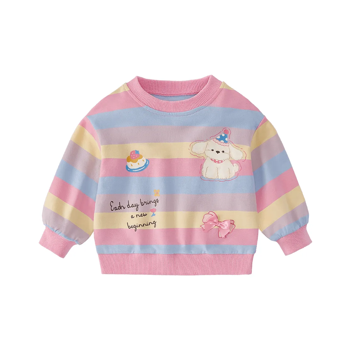 JELLYBABY Осенний универсальный мягкий свитшот с круглым вырезом