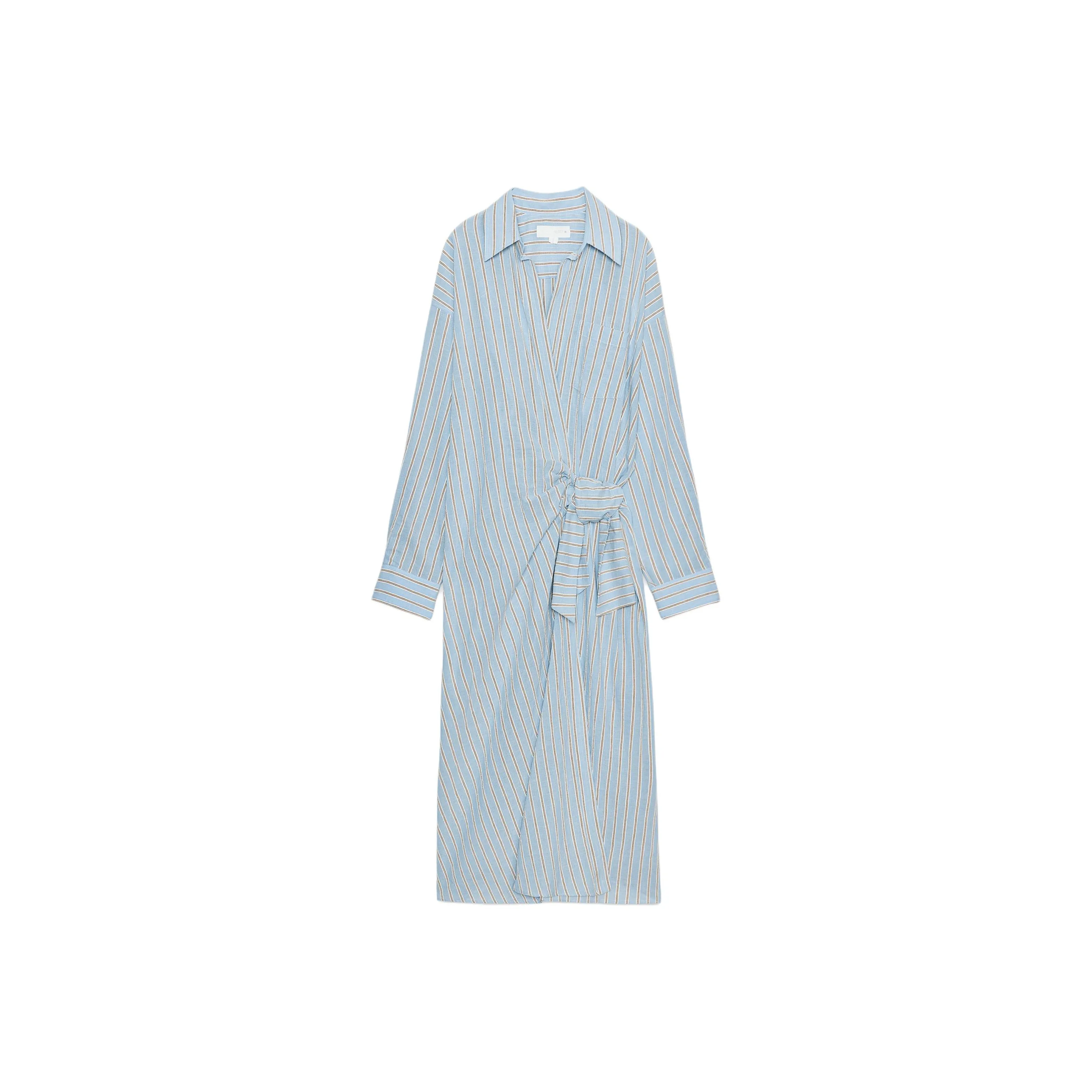 ZARA ZW Series Длинное платье с длинными рукавами женское