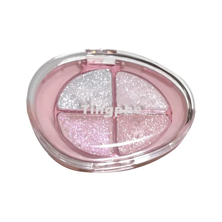 TINGPHE Пальма Held 4 цвета Палетка для теней Shimmer Легко смешивается Контуринг