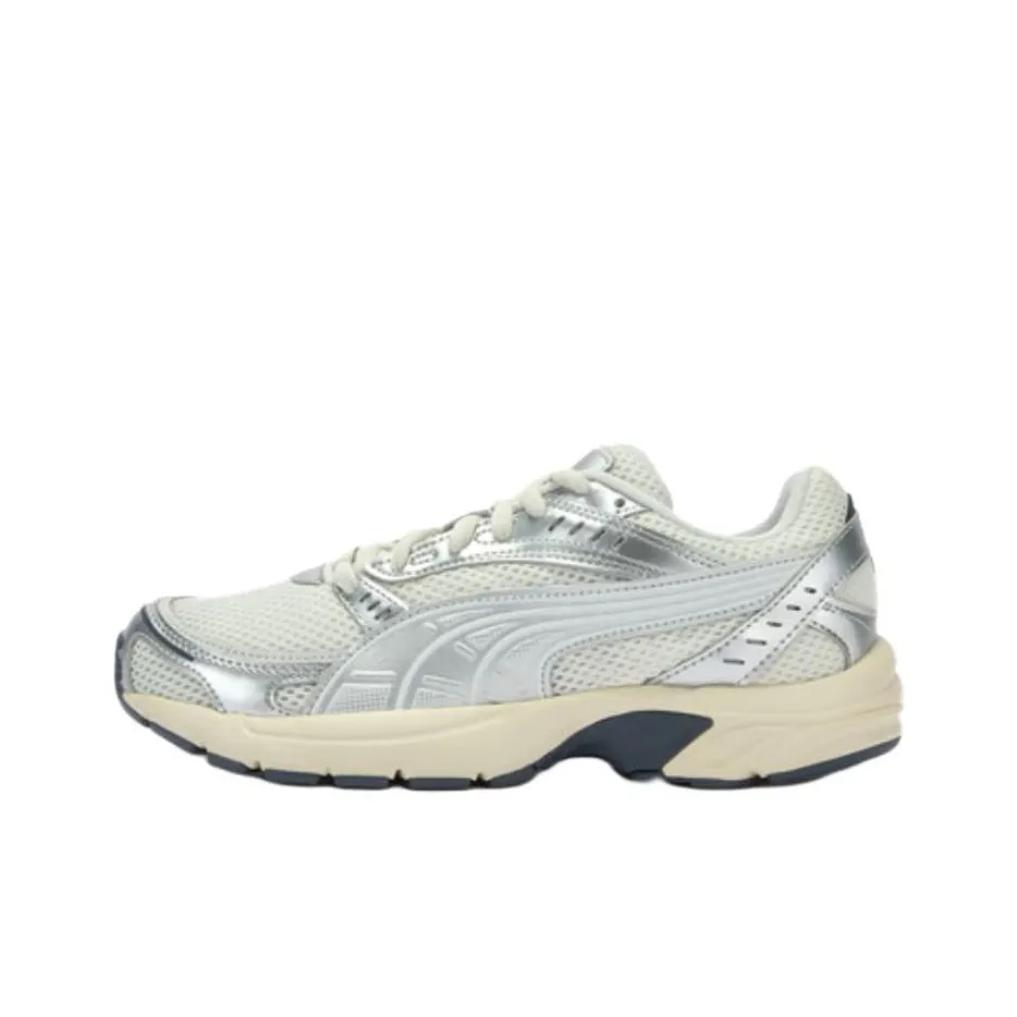 PUMA C25K Дышащий Низкий Топ Повседневная Обувь Женская Серый Бежевый