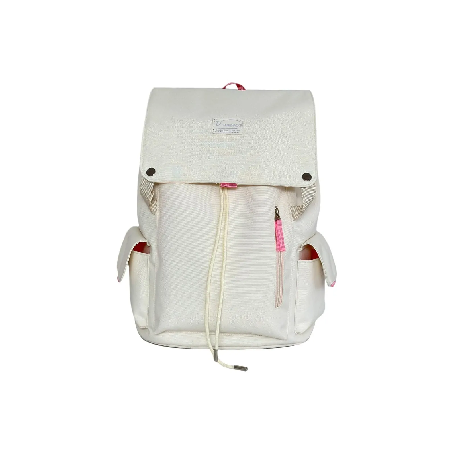 SEM R Nylon Backpack Standard Unisex White Gray Black SEM R Нейлоновый рюкзак стандартный унисекс белый серый черный
