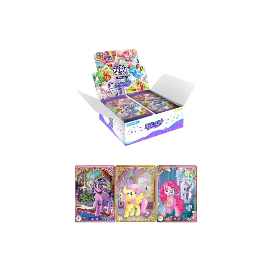 KAYOU Мой маленький пони Сумеречная искра Нежный Пинки пай Коллекционная карта CHAOS IP Аниме Карточки 20 пачек коробка