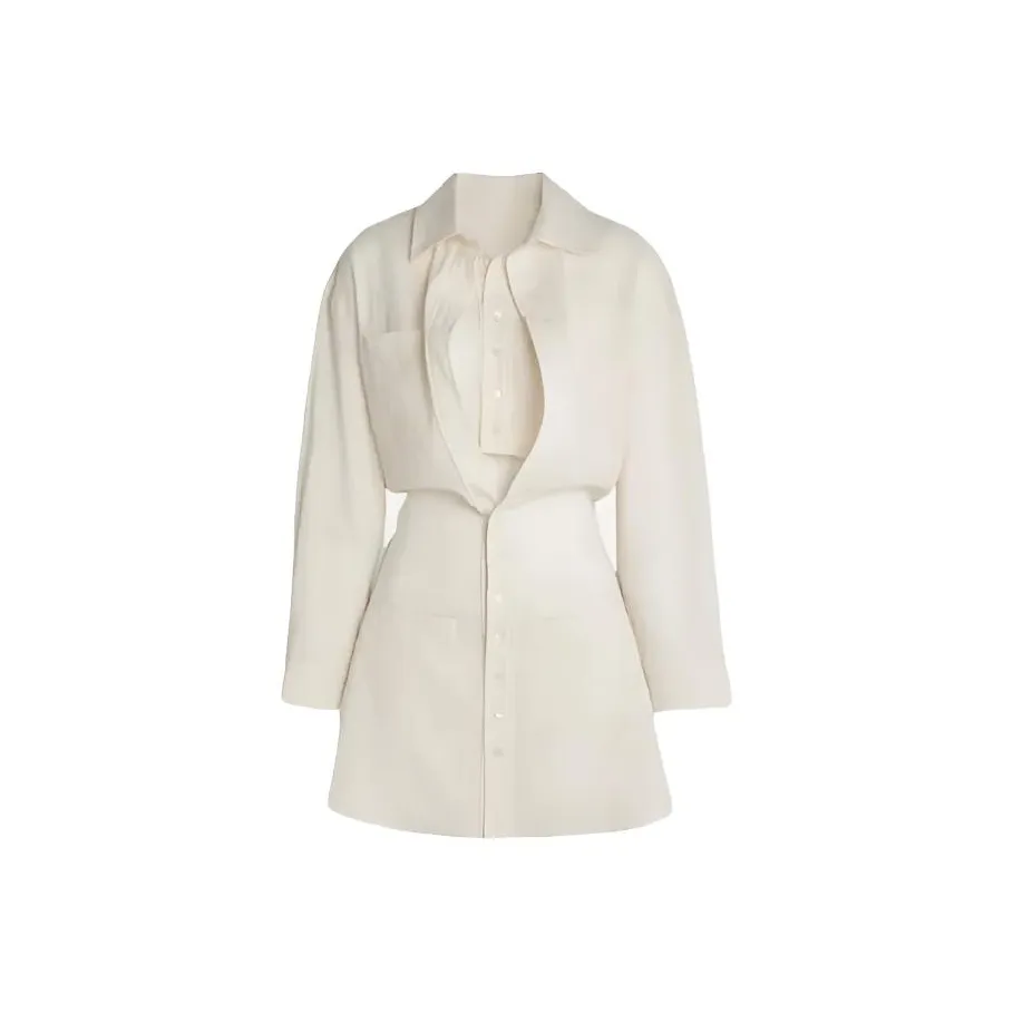 Leather Cat Женские Длинные Платья с Рукавами