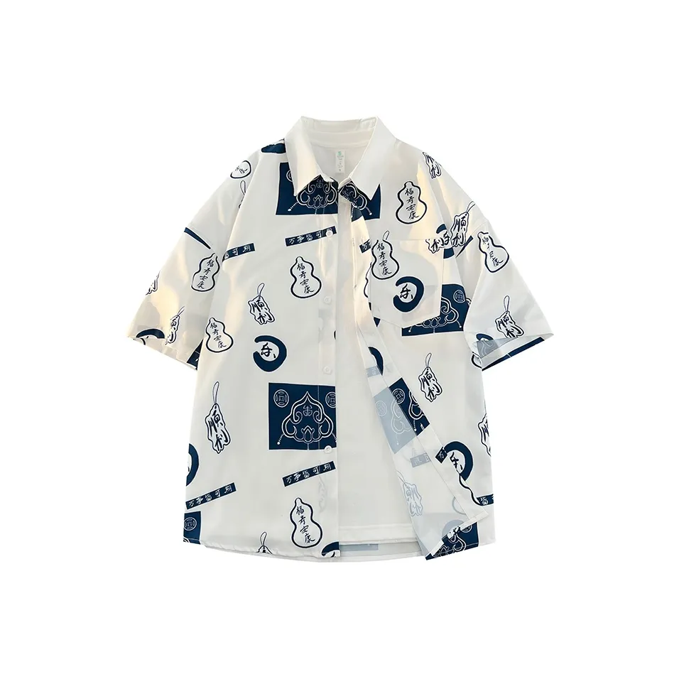 LSVE Счастливый синий Женские рубашки