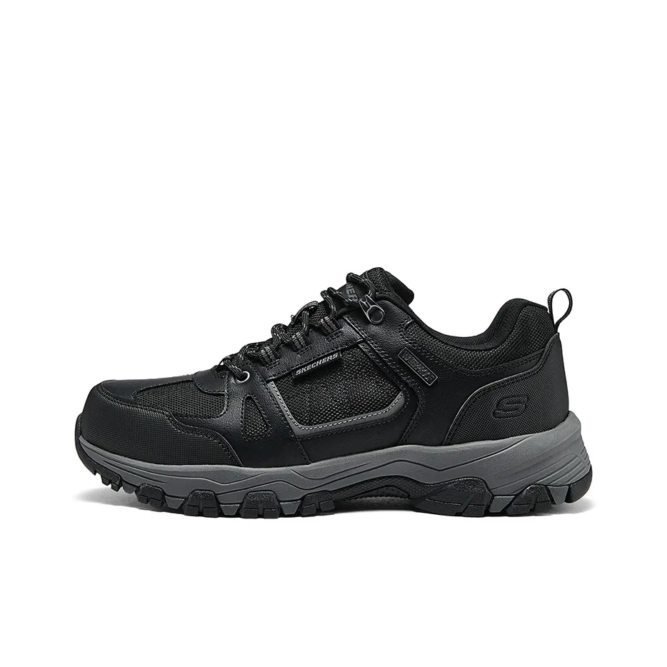 SKECHERS MENS USA Дышащая Поддержка Отскок Низкий Топ Уличная Обувь Мужская Черная