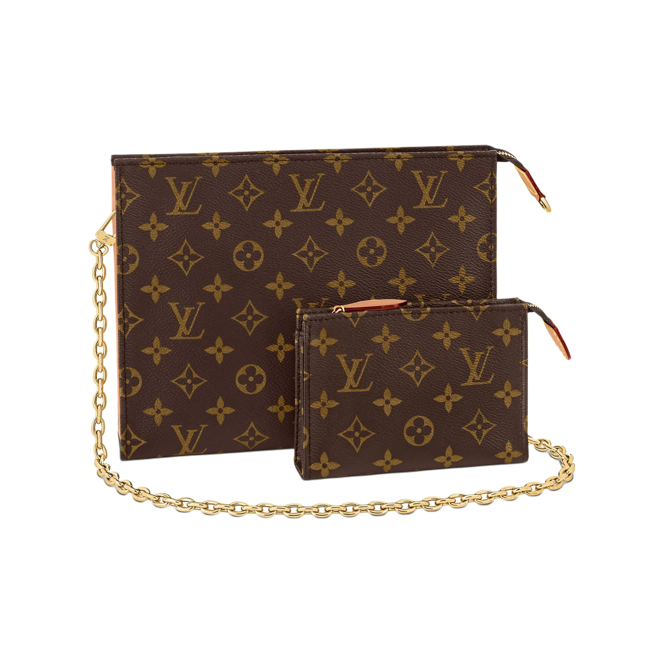 LOUIS VUITTON Toiletry Pouch On Chain Monogram