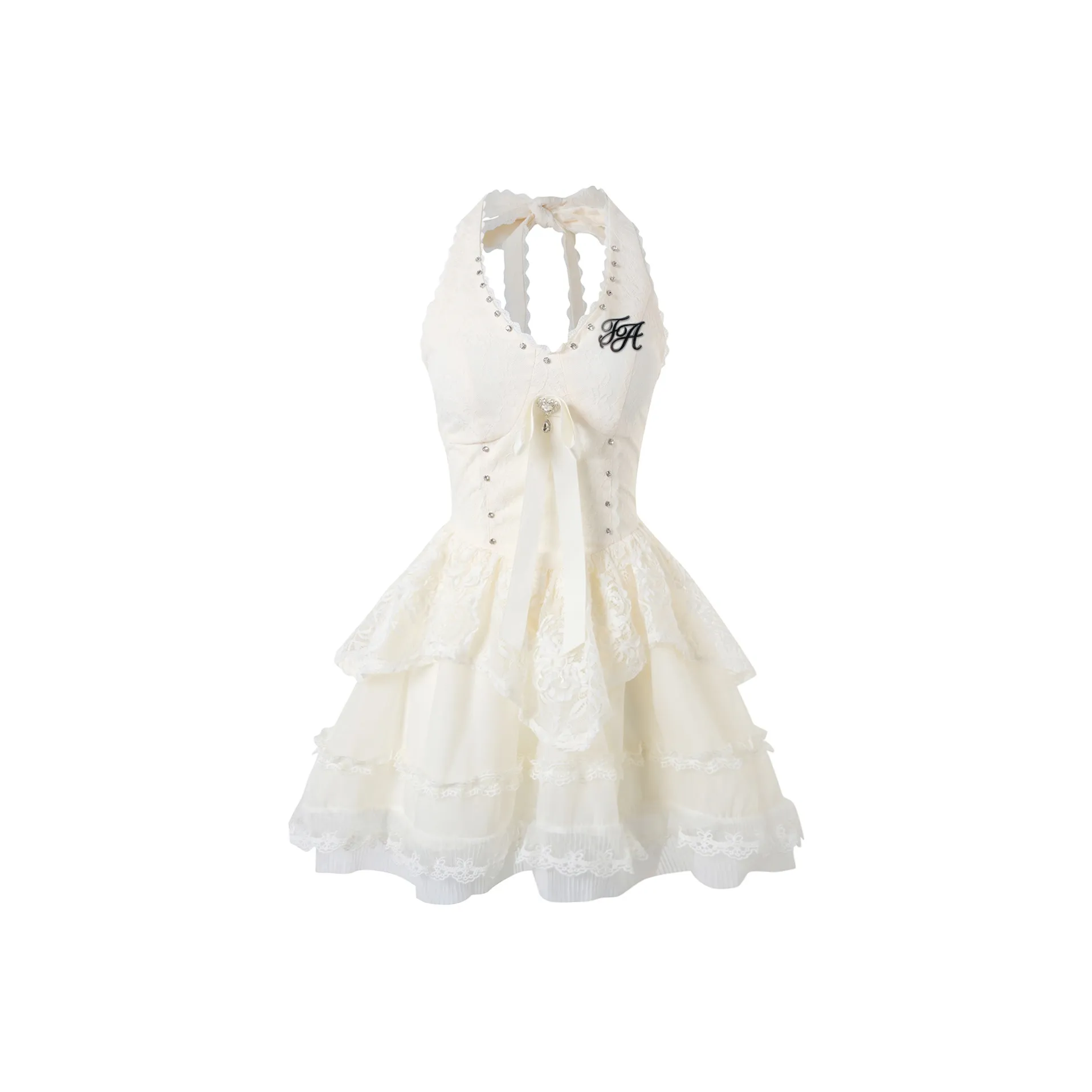 FOASIS Без рукавов Платье Женское Белое