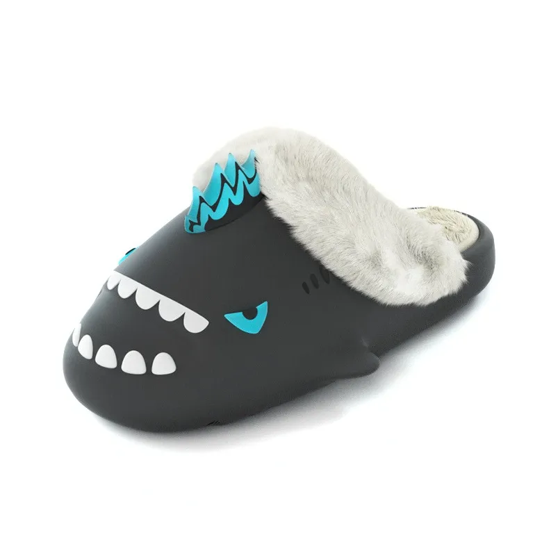 HelloSlippers Shark Winter Sharkicks Winter Nuclear Monster Домашние тапочки Открыто Каблук Унисекс