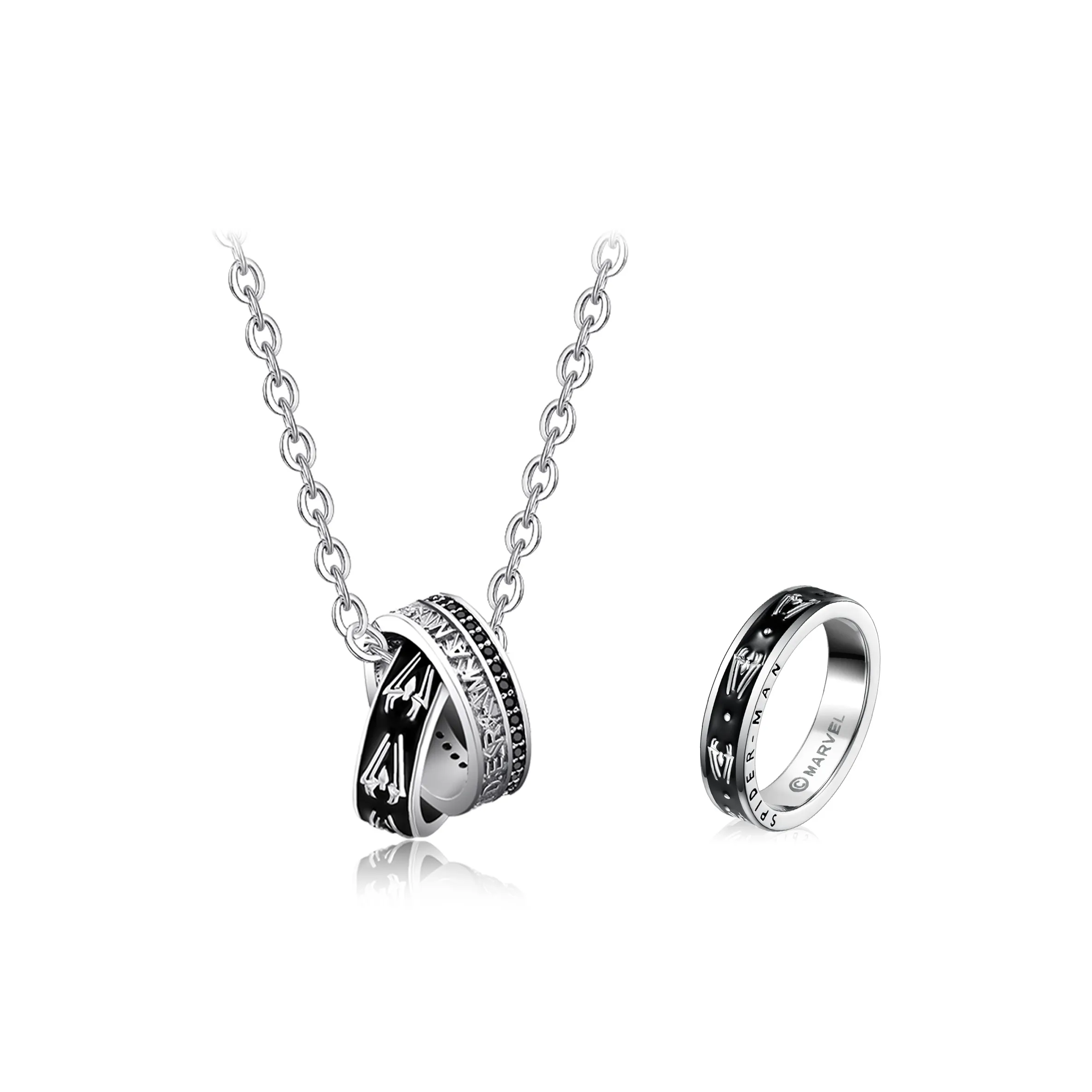 Disney Marvel Сплав Нержавеющая Сталь Ожерелья Унисекс