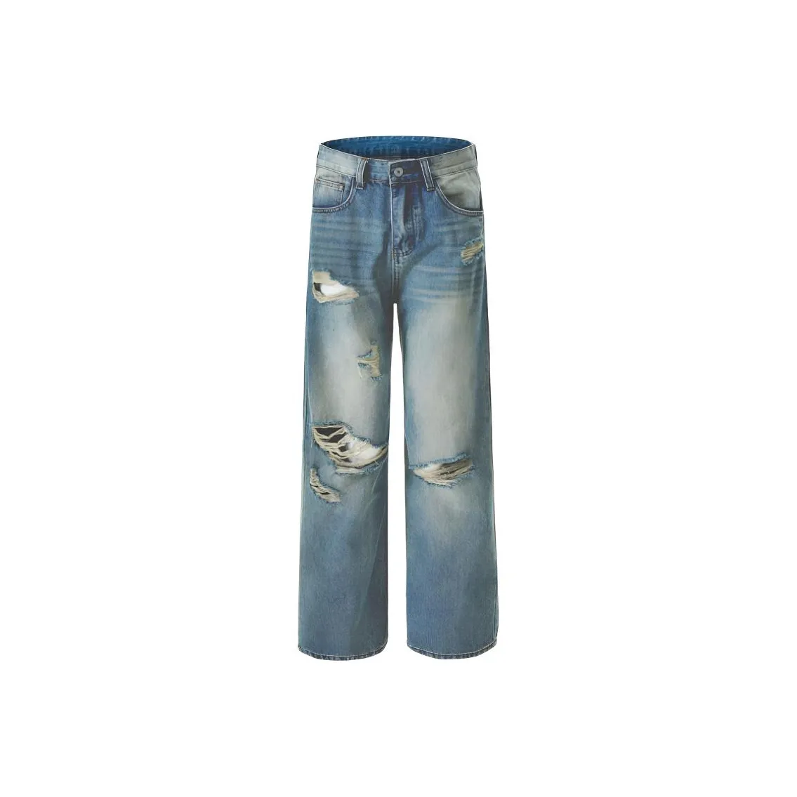 TESIXING Blue Unisex Jeans TESIXING Синий Унисекс Джинсы