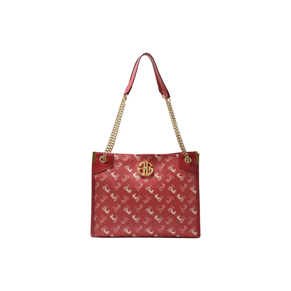 GHG PVC Сумка через плечо Сумка на плечо Большая Женская Красная Белая Синяя Коричневая Зеленая