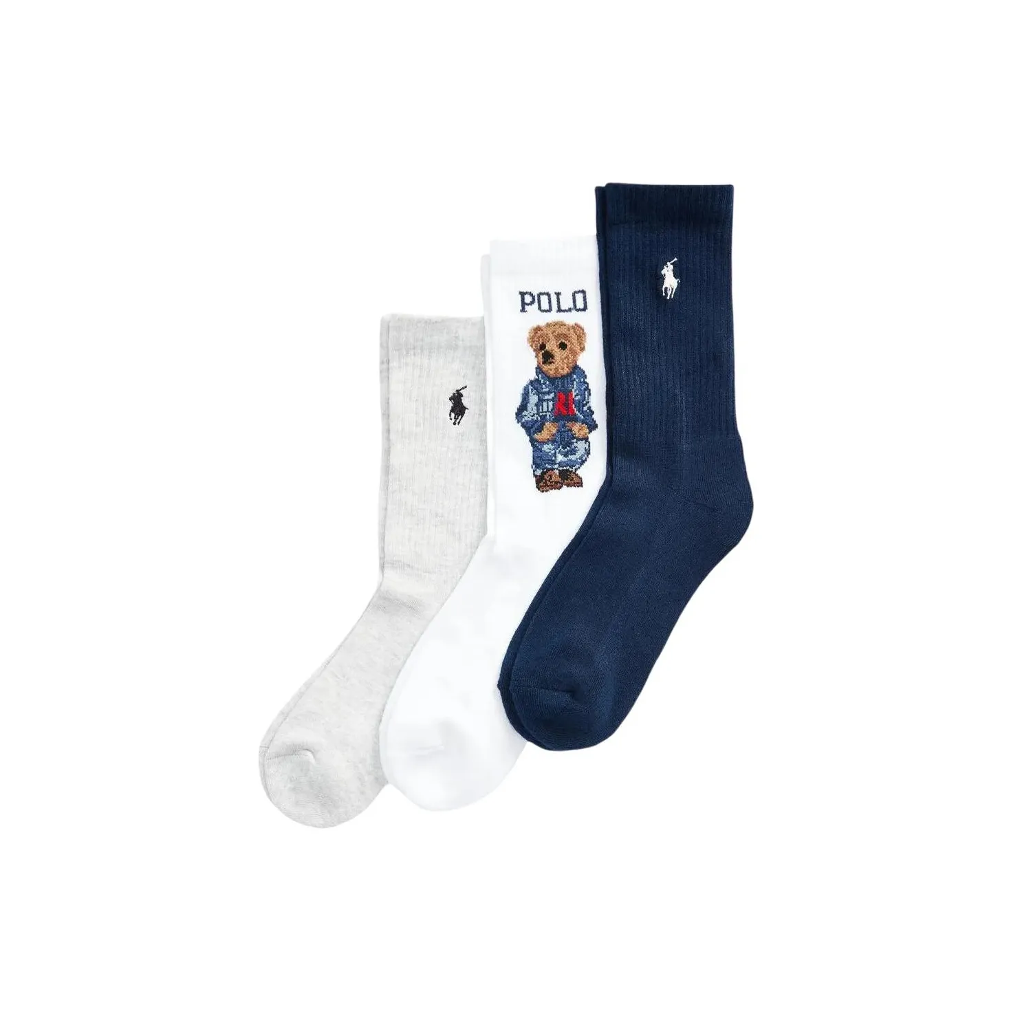 Polo Ralph Lauren Носки Crew Женские упаковка из 3 пар