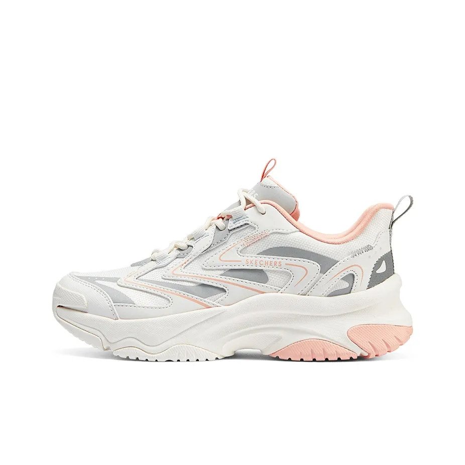 Skechers Уличный Mantle Moon Обувь Низкий Топ Casual Женская Белый Розовый