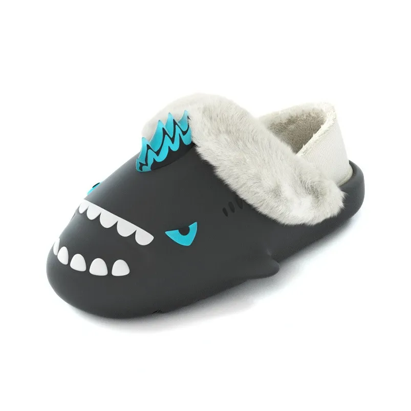 HelloSlippers Shark Winter Sharkicks Winter Nuclear Монстр Домашние тапочки с каблуком унисекс