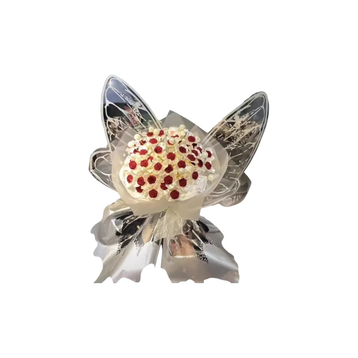 ЛИСА Dreamy Butterfly Консервация Розовый DIY Ручной Букет Ручная Работа