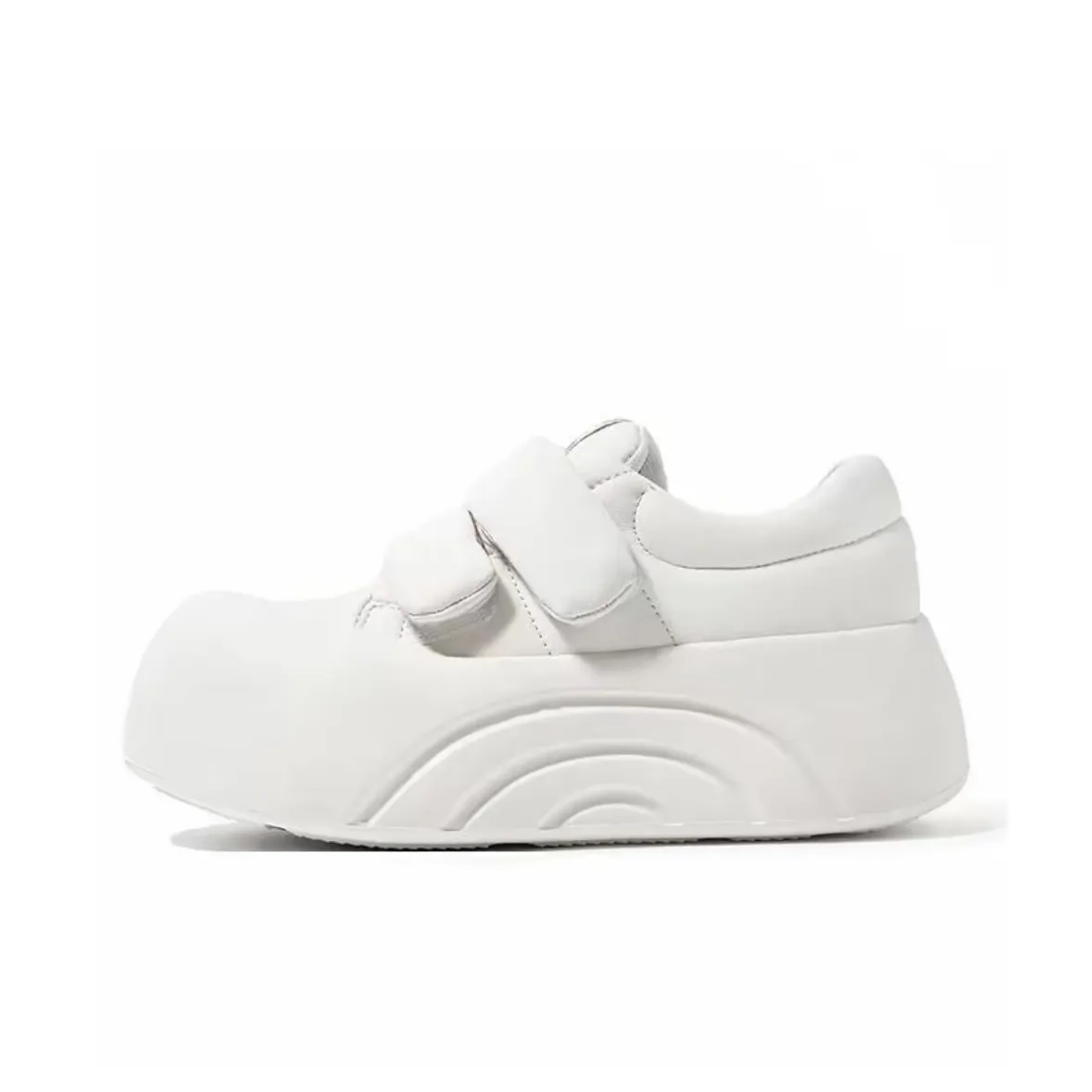 Medd Дышащий Легкий Увеличивающий Высоту Низкий Топ Повседневная Обувь Женская Экрю