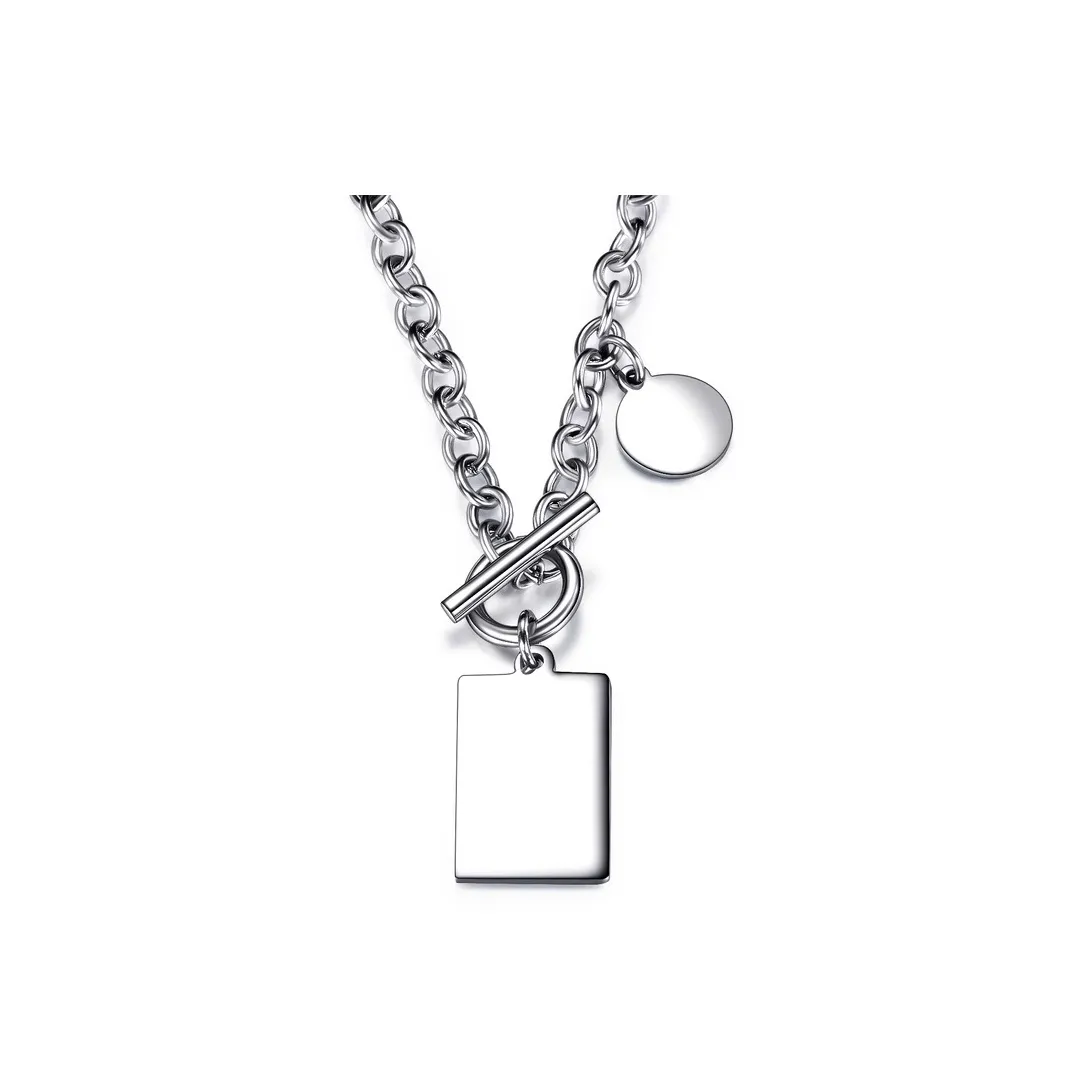 GUDUD Титановые стальные ожерелья унисекс