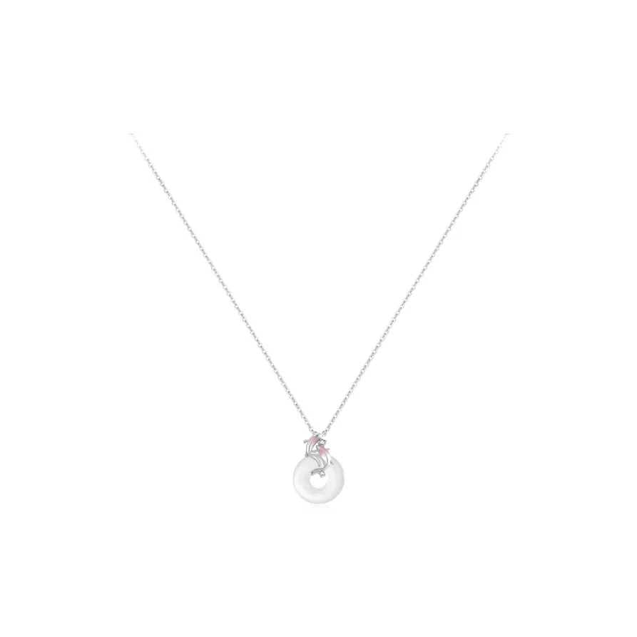 BAIMUMOU Цветное стекло Ожерелье Женское