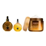 3종 세트: 블랙 Radiance 헤어 세럼 오일 50ml + 블랙 Radiance 헤어 에센스 오일 25ml + 하이-에너지 리페어링 헤어 마스크 300g