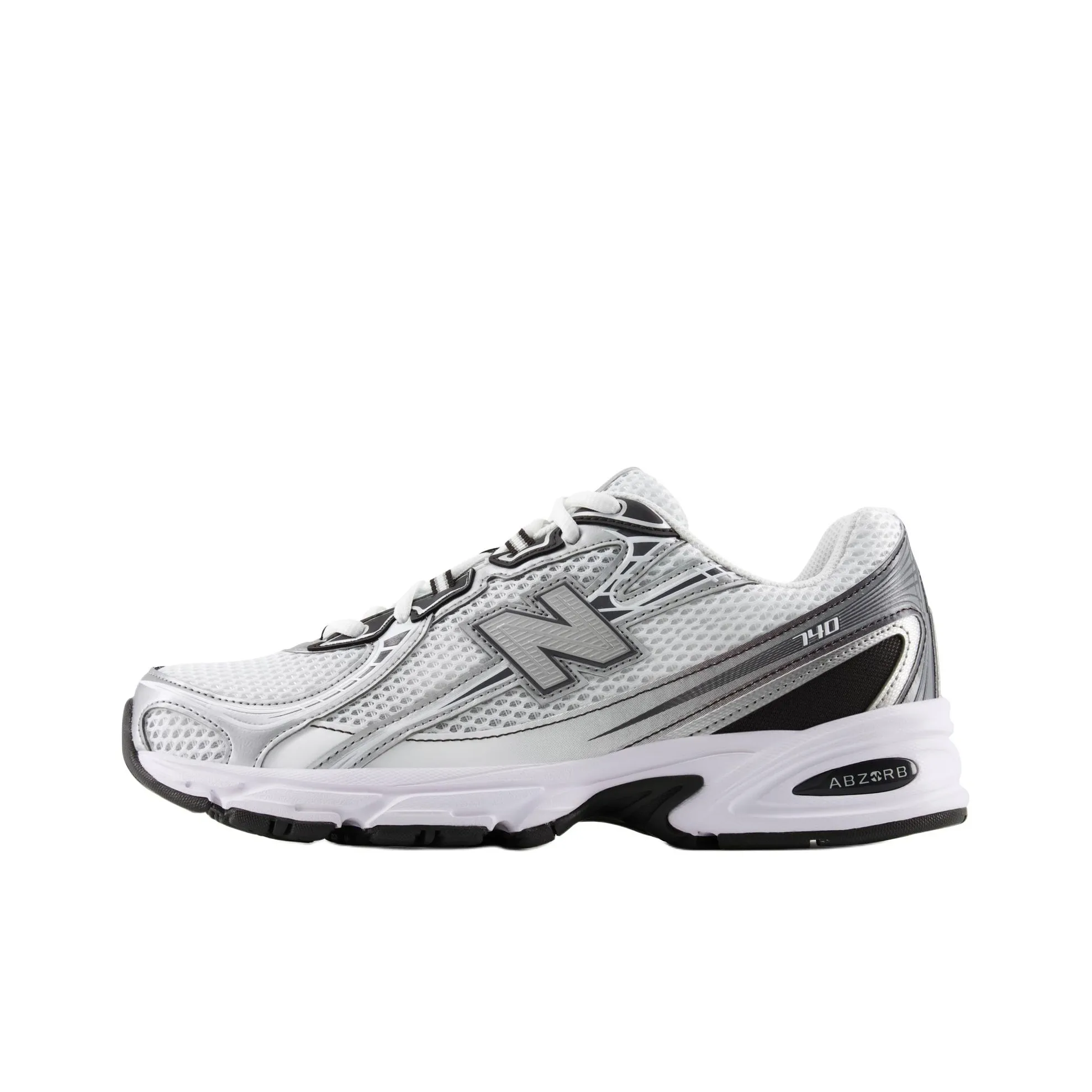 New Balance NB 740 Беговые кроссовки Унисекс Белый Серебряный