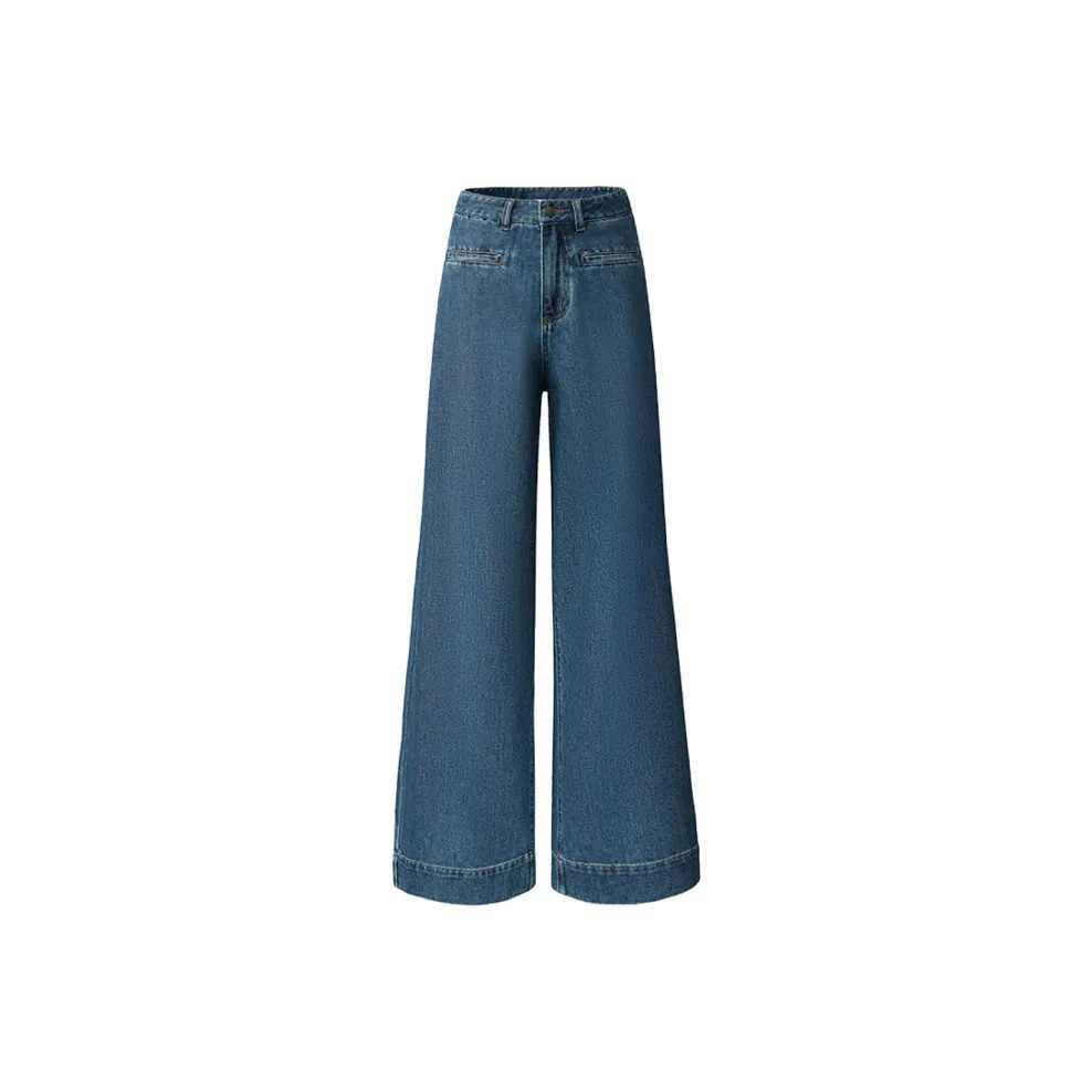 Dme Средний джинсовый синий Универсальный, Нет Ограничений по типу Ноги Женские Джинсы