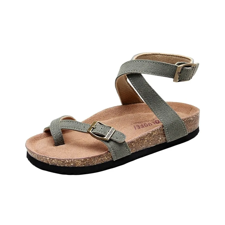 Golofi Пробка Верхняя одежда Римские Сандалии Женские