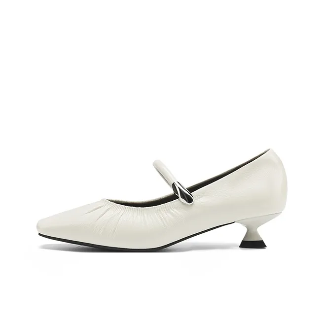 FIVE PLUS Туфли Мэри Джейн с узким каблуком 3,5 см женские