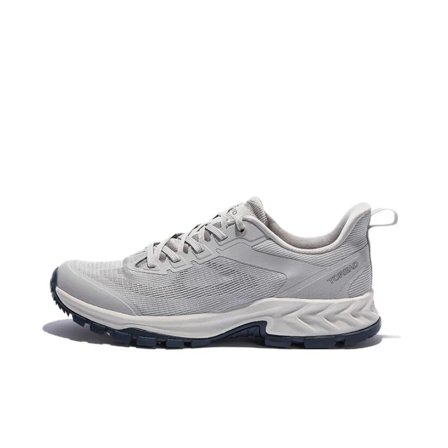 TOREAD Износостойкий Дышащий Противоскользящий Низкий Топ Походная обувь Мужская Горная Теневой серый