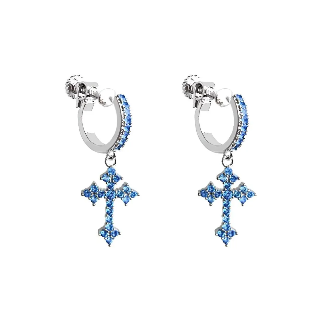 GUDUD Сплав Нижняя заколка On Серьги Унисекс