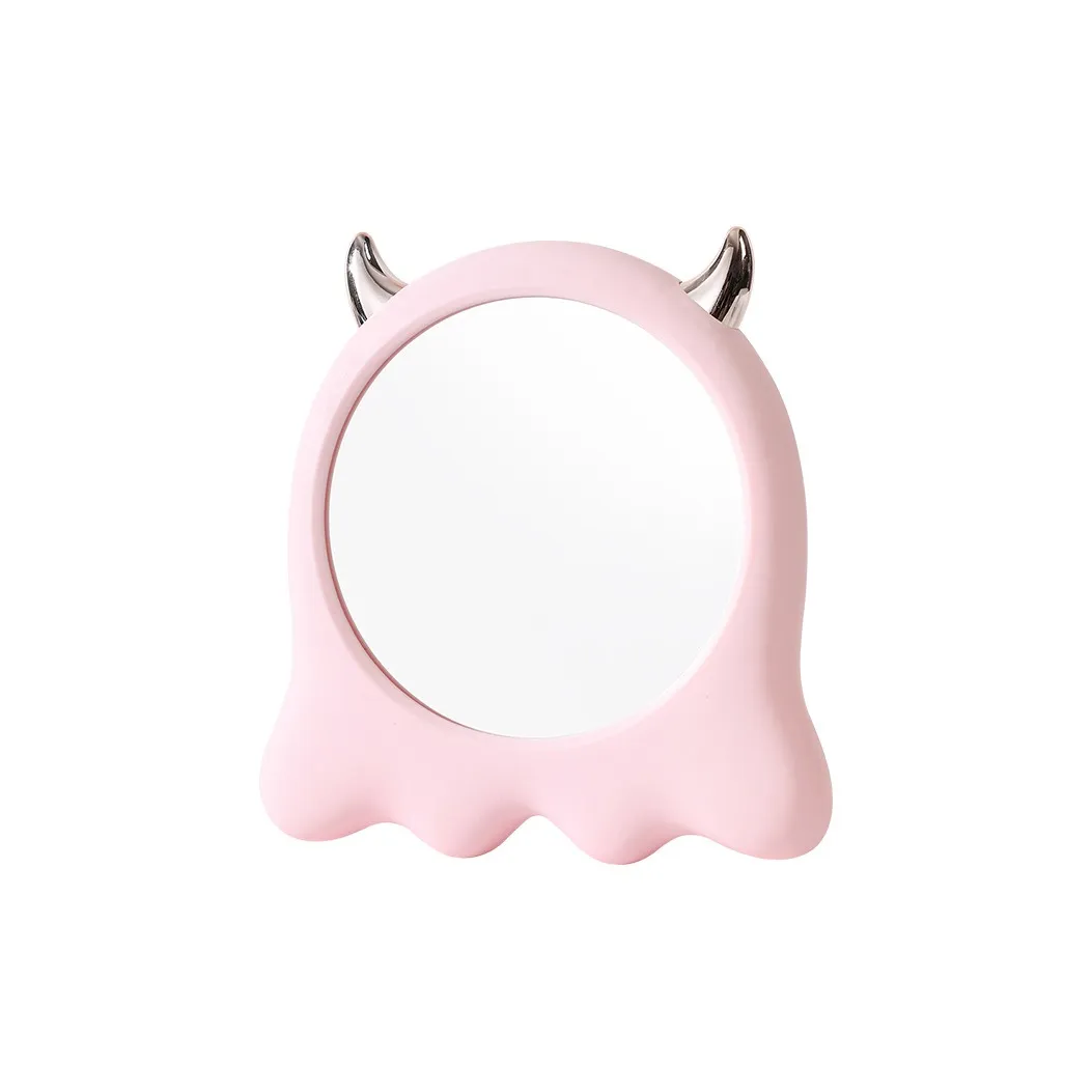 PILLOWMAN Милый Демон Настольный Портативный Зеркало для макияжа Стена MOUNT или Подставка Роскошный Косметический Женский Ванитный Зеркало Все