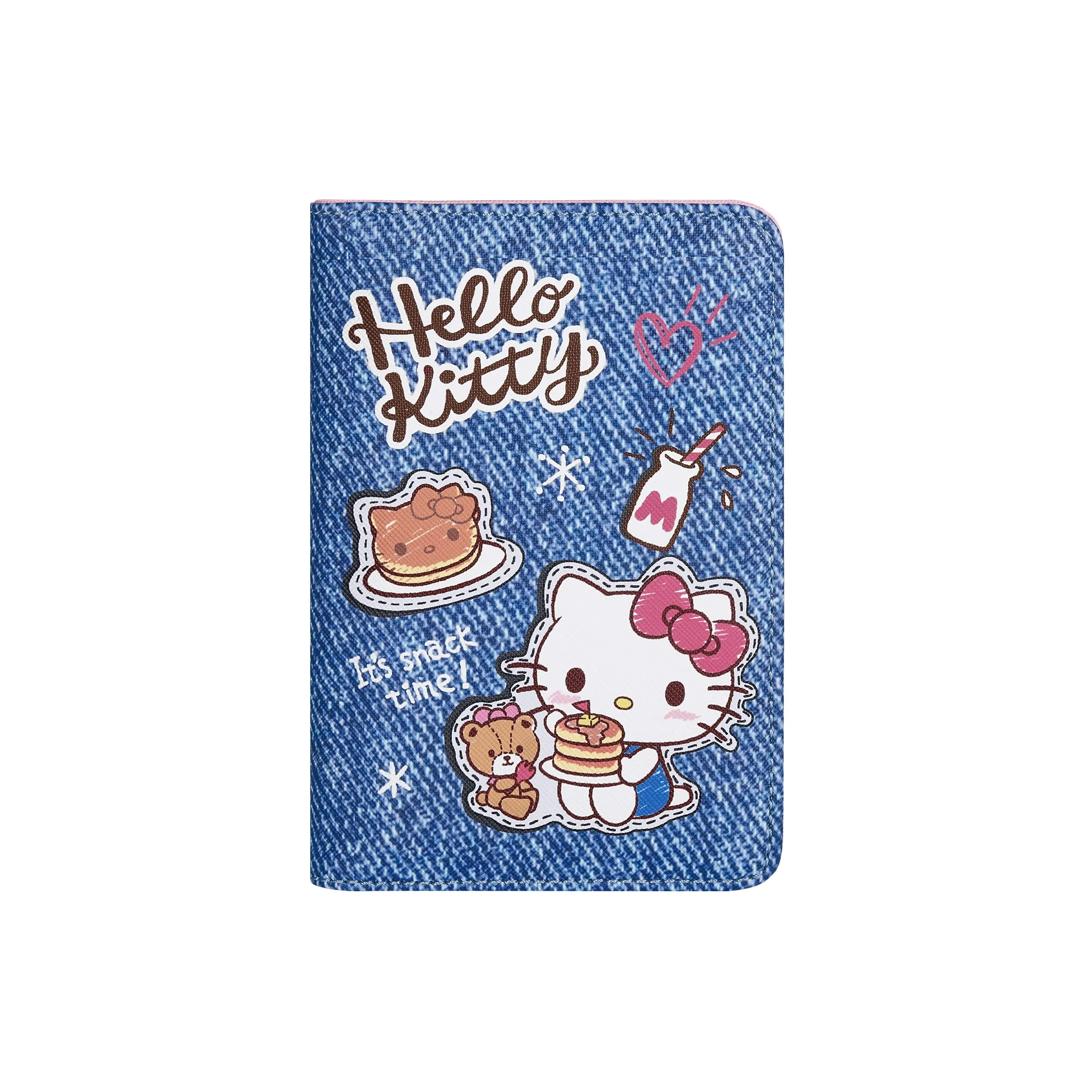 Sanrio PU (полиуретан) Держатель для паспорта Стандартный Женский Джинсовый синий