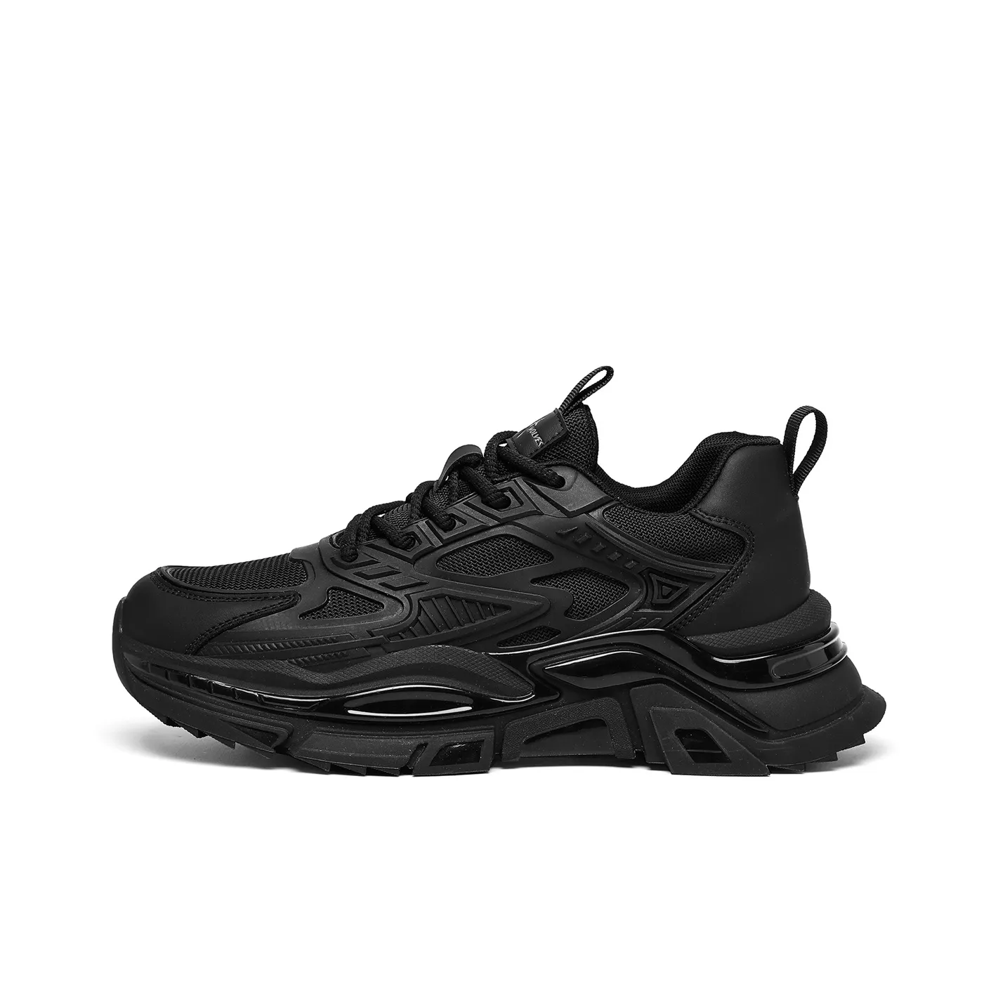 Dance with Wolves Амортизация Легкий Увеличение Высоты Низкий Топ Толстая Подошва Мужские Кроссовки