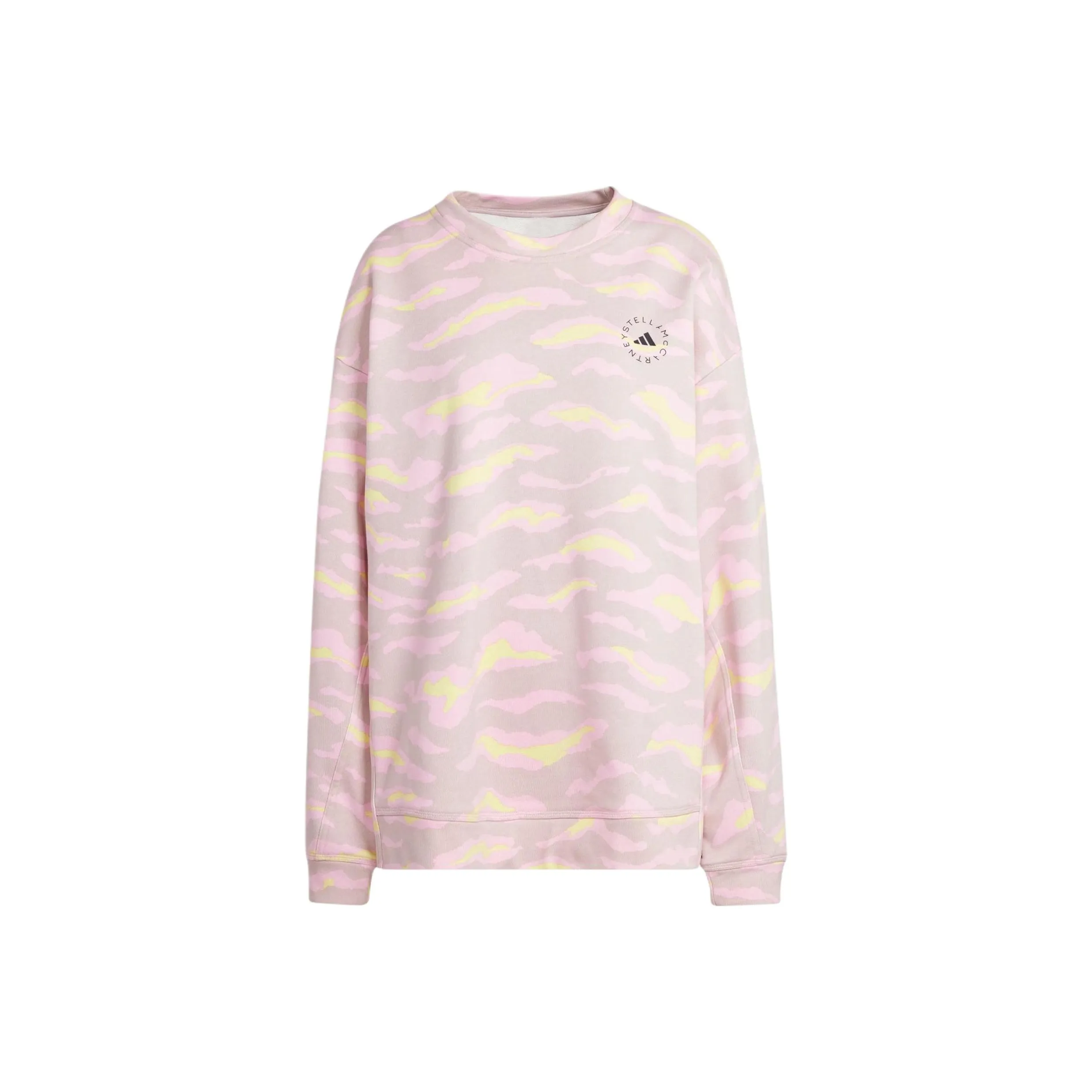 Adidas x Stella McCartney Печатный Свитшот Женский Розовый