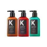 3종 세트: 오일 컨트롤 샴푸 500ml + 스무딩 샴푸 500ml + 광택 럭셔리 헤어 컨디셔너 500ml