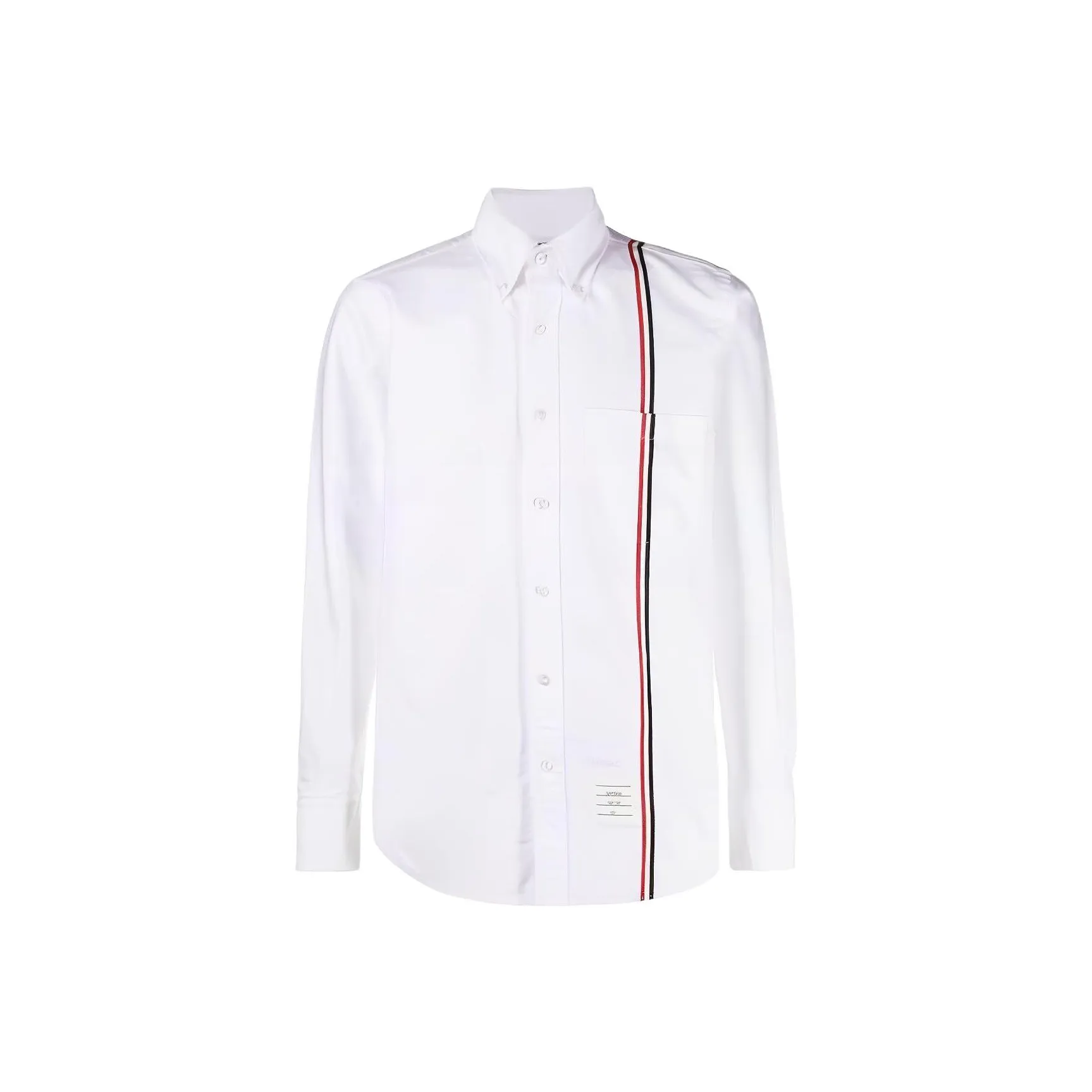 THOM BROWNE Rwb Striped Buttoned Shirt