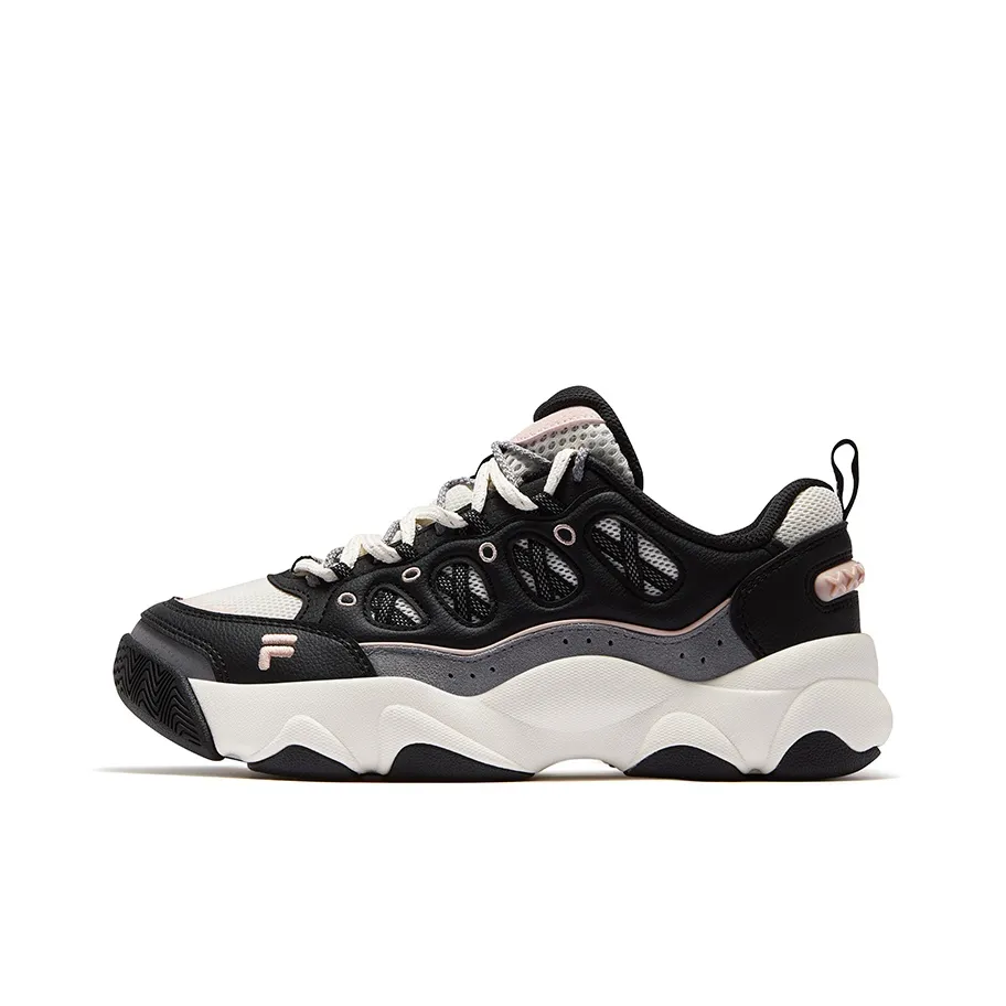 FILA FUSION WATERBEAR Винтажные баскетбольные кроссовки Женские Черный белый