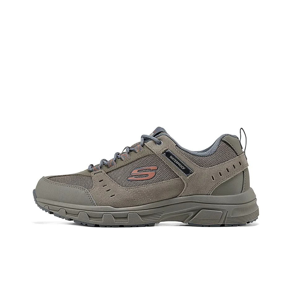 Skechers OUTDOOR MENS Износостойкий и Легкий Низкий Топ Альпинистская Обувь Мужская Тауповая